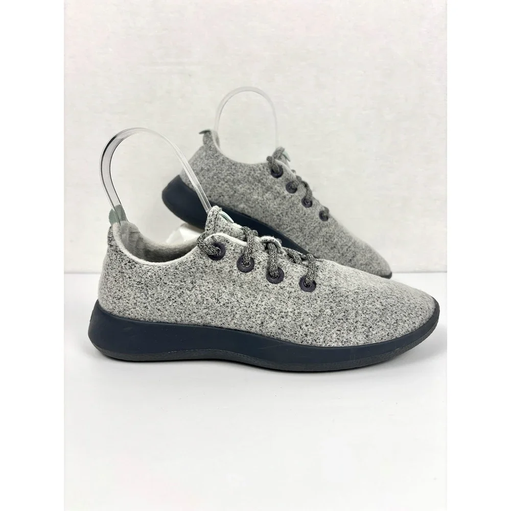Allbirds Wool Runners Women’s Size 10 Gray Merino Wool Lace-Up Sneakers Shoes